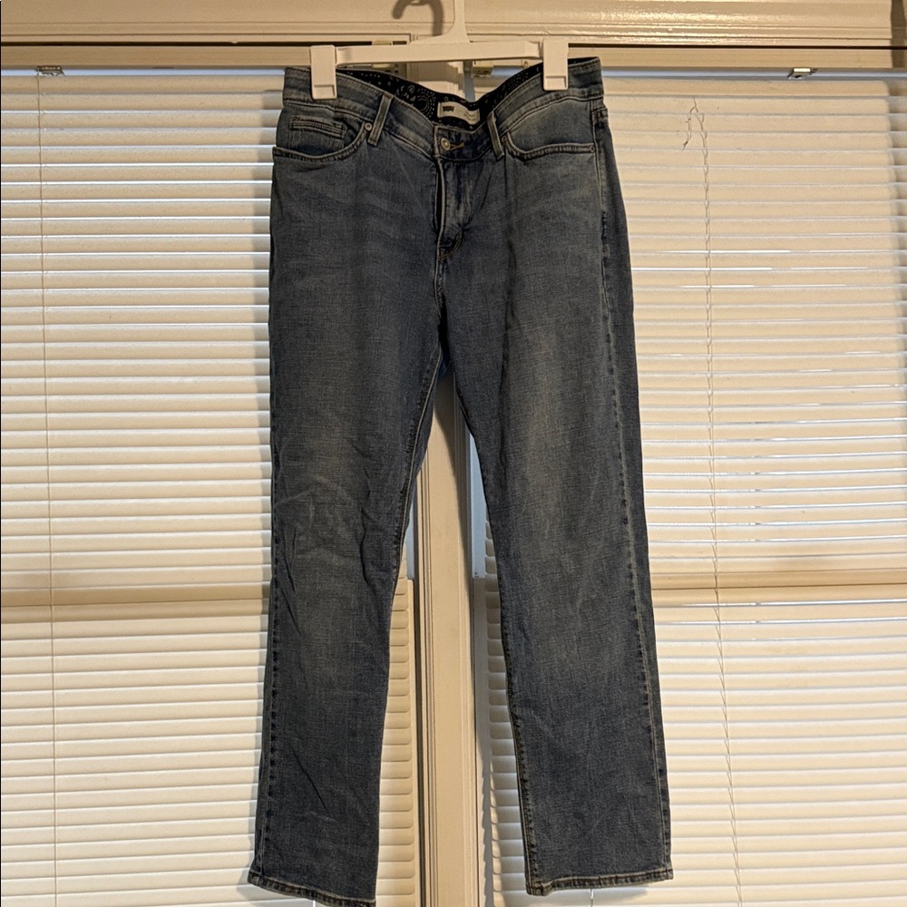 Levi's Women's Straight Leg Blue Jeans 14p